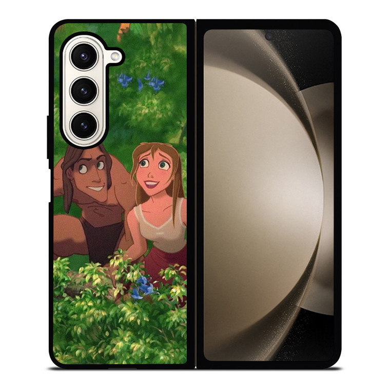 DISNEY TARZAN AND JANE CARTOON 2 Samsung Galaxy Z Fold 5 Case Cover