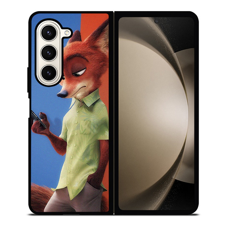 DISNEY ZOOTOPIA NICK WILDE COOL Samsung Galaxy Z Fold 5 Case Cover