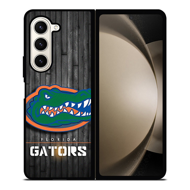 FLORIDA GATORS TEAM WOOD LOGO Samsung Galaxy Z Fold 5 Case Cover