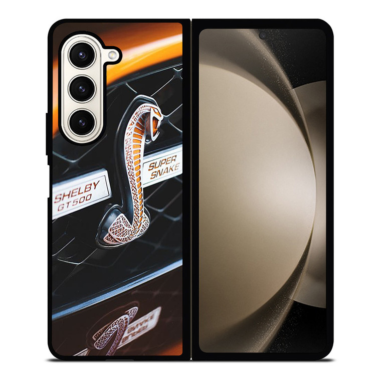 FORD SHELBY GT 500 SUPER SNAKE EMBLEM Samsung Galaxy Z Fold 5 Case Cover