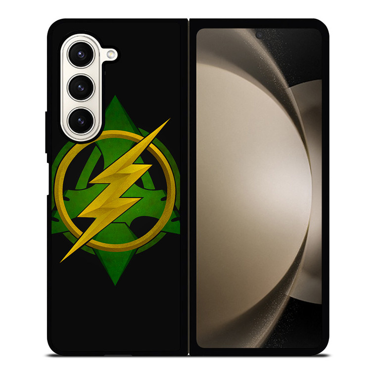 GREEN ARROW THE FLASH LOGO Samsung Galaxy Z Fold 5 Case Cover