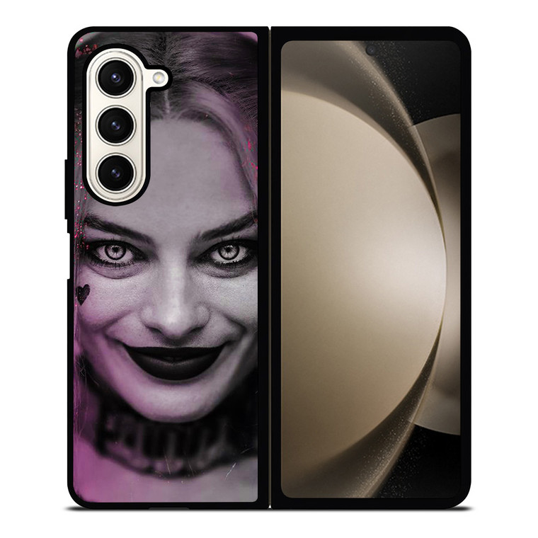 HARLEY QUINN MONOCHROME Samsung Galaxy Z Fold 5 Case Cover