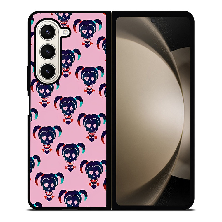 HARLEY QUINN PINK PATTERN Samsung Galaxy Z Fold 5 Case Cover