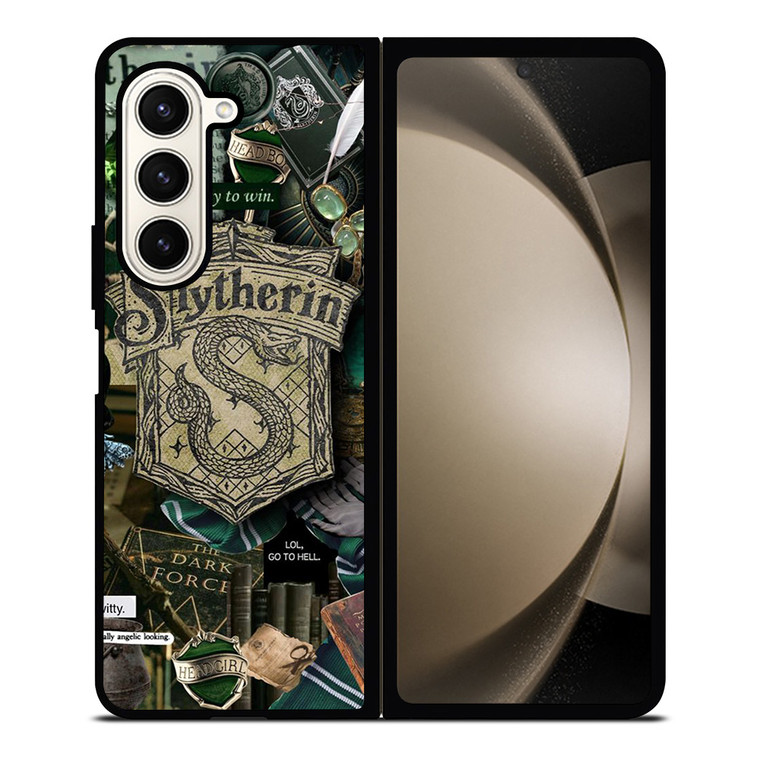 HARRY POTTER SLYHERIN COLLAGE Samsung Galaxy Z Fold 5 Case Cover