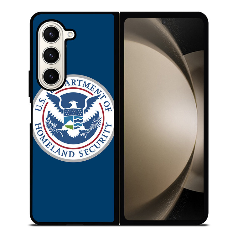 HOMELAND SECURITY USA BADGE Samsung Galaxy Z Fold 5 Case Cover