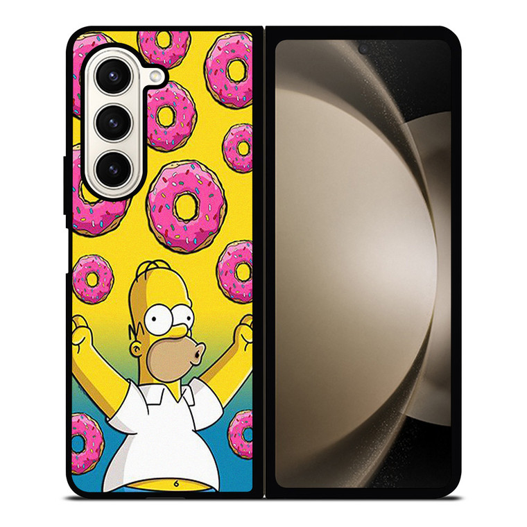 HOMER SIMPSONS DOUGHNUT Samsung Galaxy Z Fold 5 Case Cover