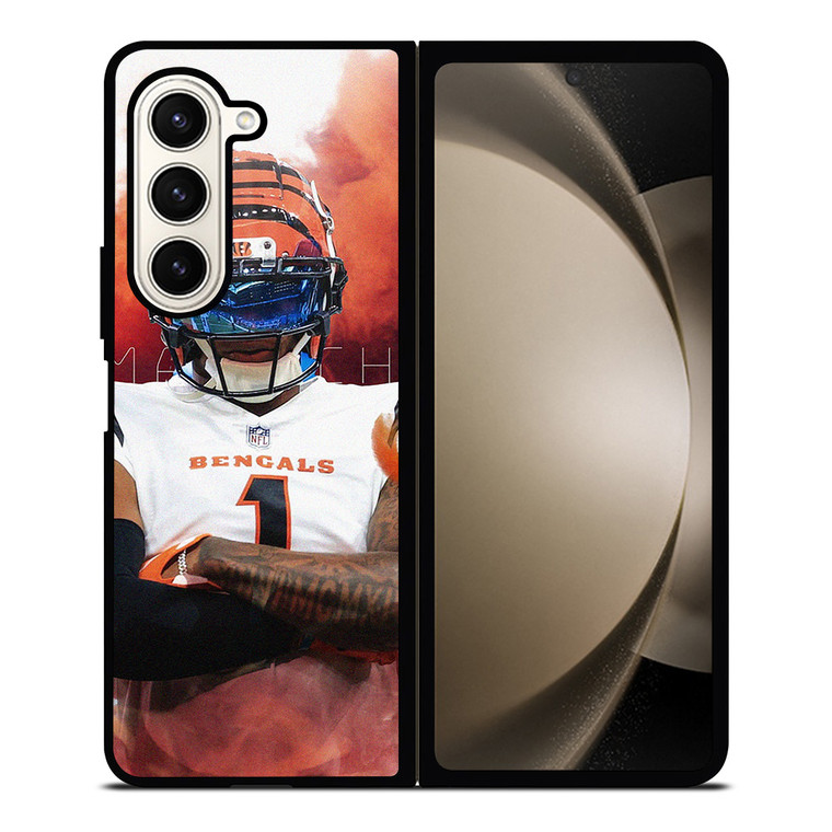 JA'MARR CHASE CINCINNATI BENGALS FOOTBALL Samsung Galaxy Z Fold 5 Case Cover