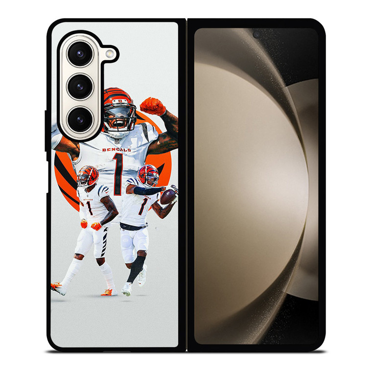 JA'MARR CHASE CINCINNATI BENGALS NFL Samsung Galaxy Z Fold 5 Case Cover