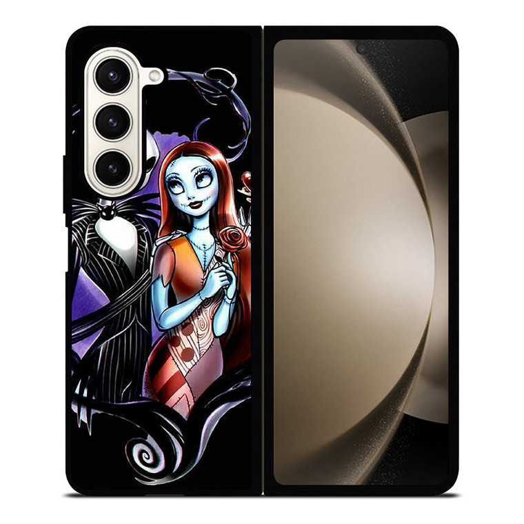JACK SKELLINGTON AND SALLY NIGHTMARE BEFORE CHRISTMAS Samsung Galaxy Z Fold 5 Case Cover