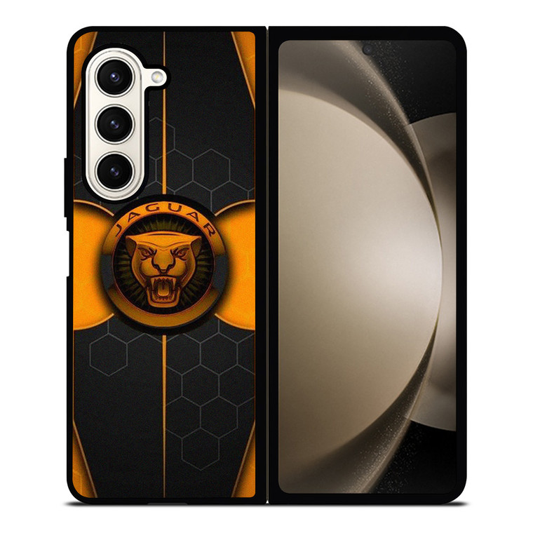 JAGUAR CAR METAL EMBLEM Samsung Galaxy Z Fold 5 Case Cover