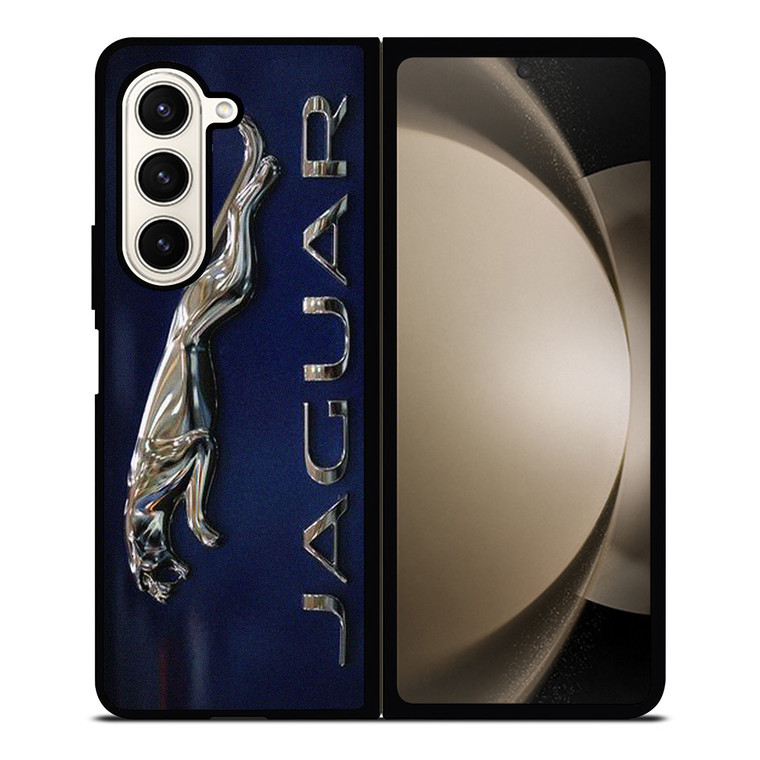 JAGUAR SUPER CAR EMBLEM Samsung Galaxy Z Fold 5 Case Cover