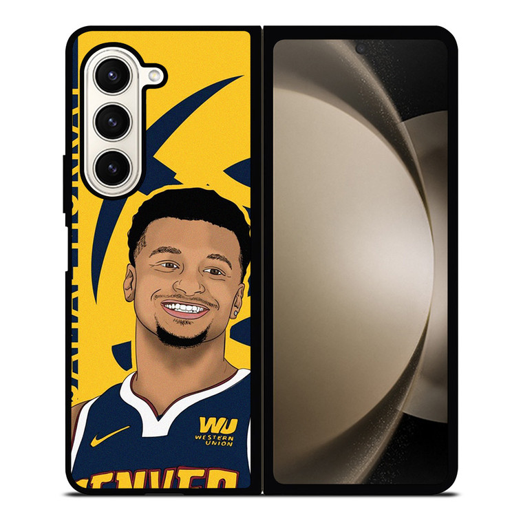 JAMAL MURRAY DENVER NUGGETS NBA VECTOR Samsung Galaxy Z Fold 5 Case Cover
