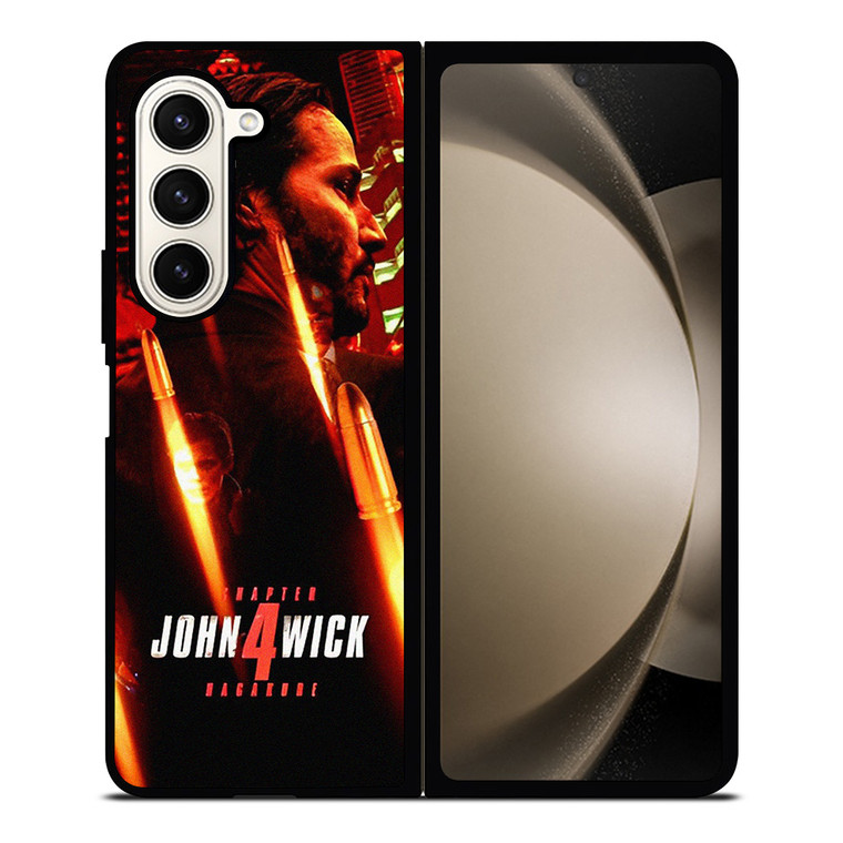 JOHN WICK 4 KEANU REEVES POSTER Samsung Galaxy Z Fold 5 Case Cover
