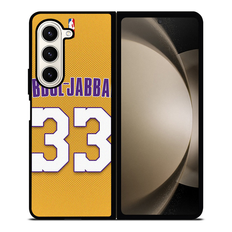 KAREEM ABDUL JABBAR LA LAKERS NBA Samsung Galaxy Z Fold 5 Case Cover
