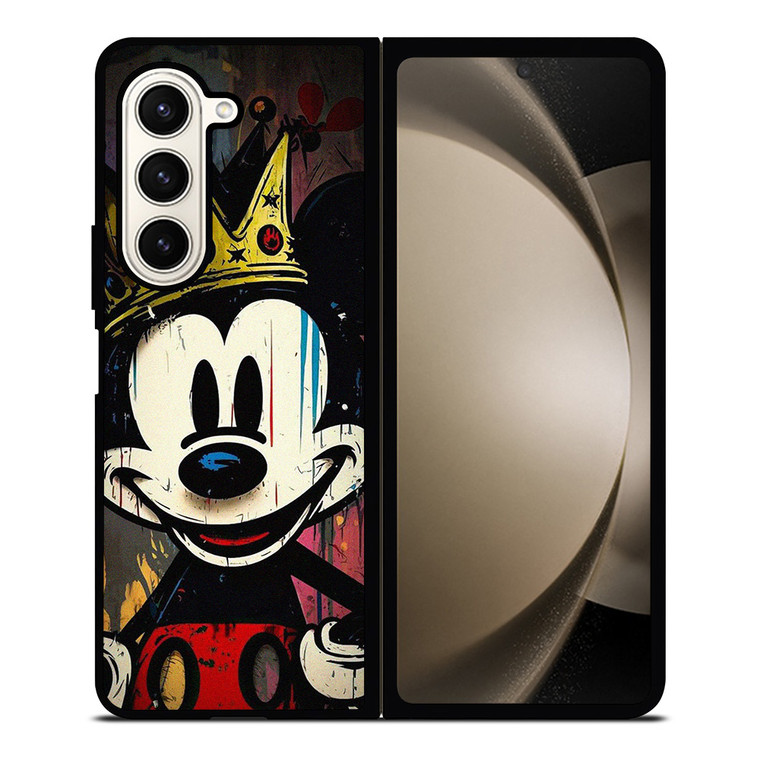 KING MICKEY MOUSE BRUSHED ART Samsung Galaxy Z Fold 5 Case Cover