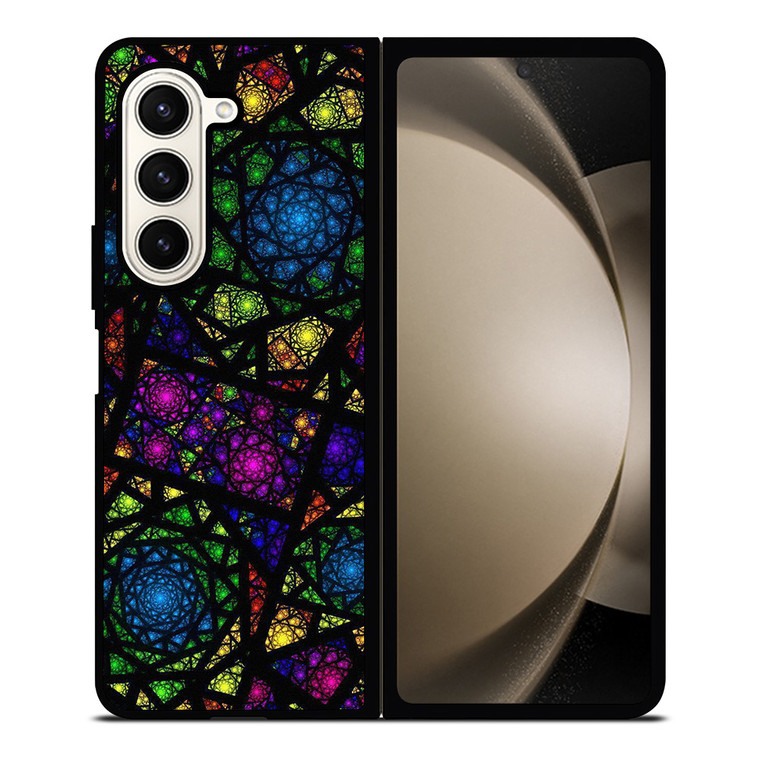KINGDOM HEARTS STAINED GLASS Samsung Galaxy Z Fold 5 Case Cover