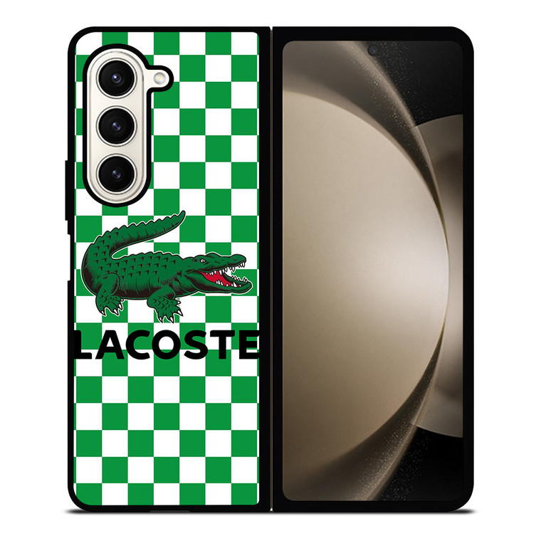 LACOSTE CHECKERBOARD LOGO Samsung Galaxy Z Fold 5 Case Cover
