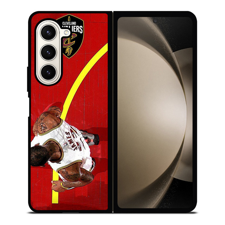 LEBRON JAMES CLEVELAND CAVALIERS NBA Samsung Galaxy Z Fold 5 Case Cover