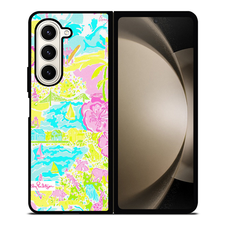 LILLY PULITZE LILLYWOOD Samsung Galaxy Z Fold 5 Case Cover