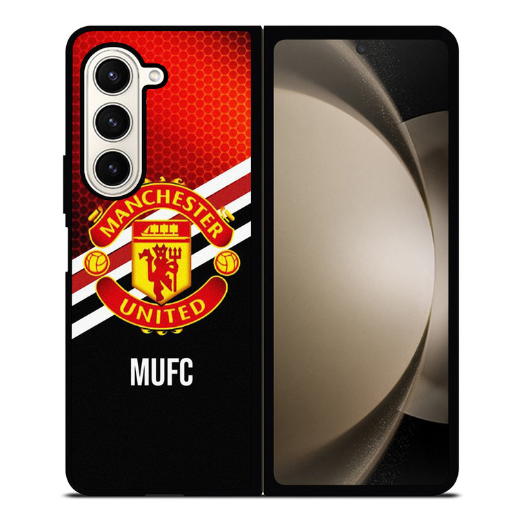 MANCHESTER UNITED MUFC EMBLEM Samsung Galaxy Z Fold 5 Case Cover
