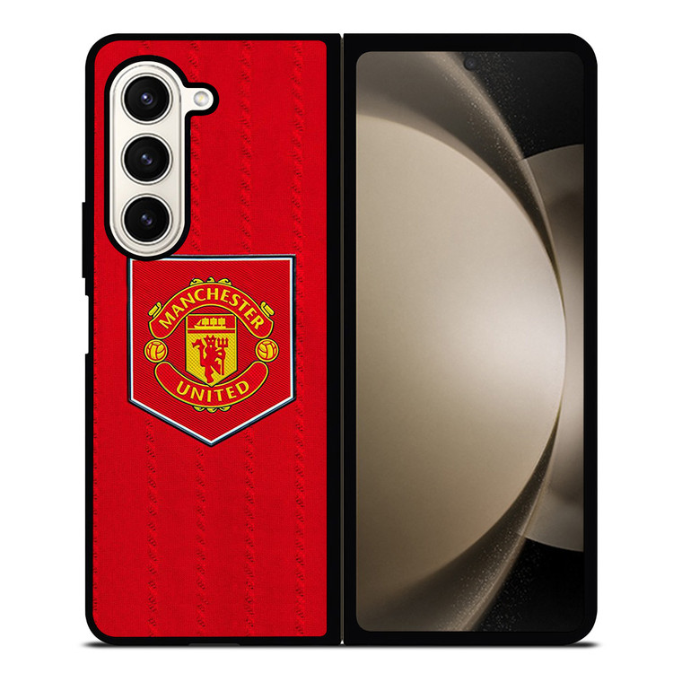 MANCHESTER UNITED RETRO EMBLEM Samsung Galaxy Z Fold 5 Case Cover