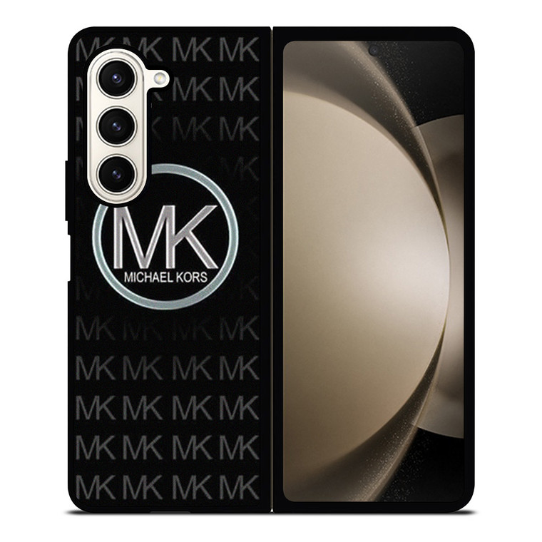 MICHAEL KORS BLACK PATTERN Samsung Galaxy Z Fold 5 Case Cover