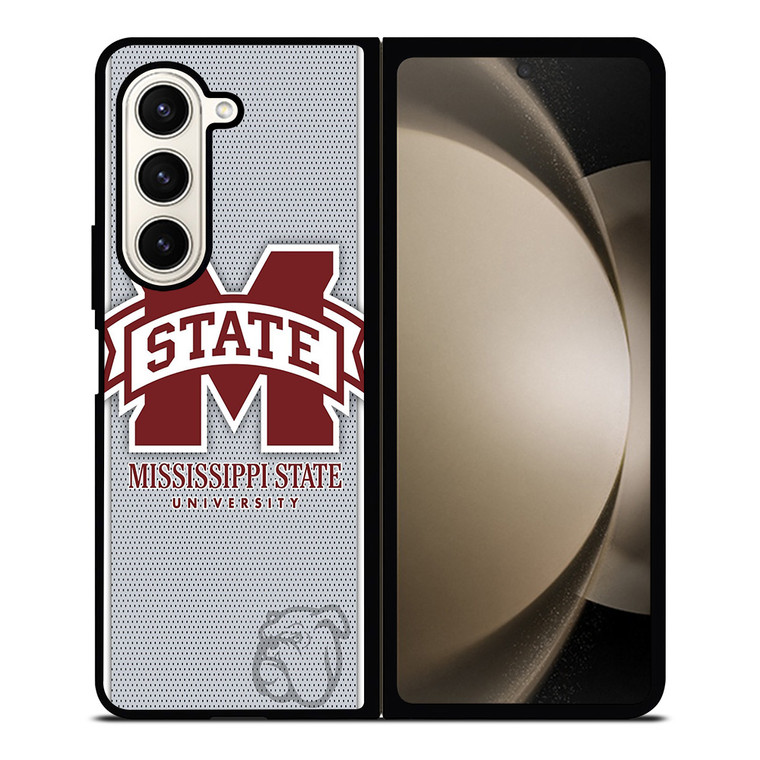 MISSISSIPPI STATE BASKETBALL CARBON LOGO Samsung Galaxy Z Fold 5 Case Cover
