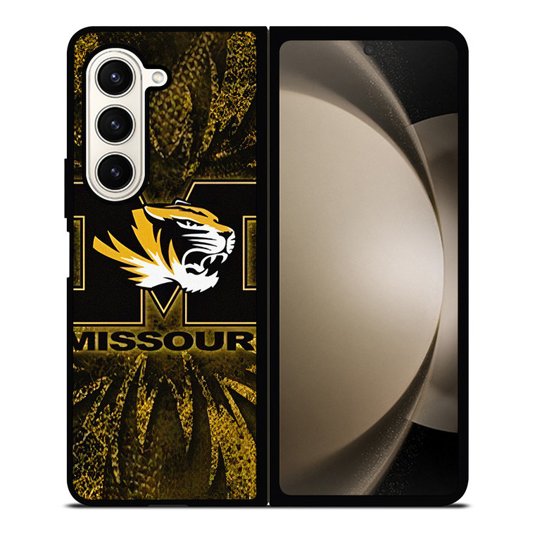 MISSOURI TIGERS FOOTBALL FOOTBALL SYMBOL Samsung Galaxy Z Fold 5 Case Cover