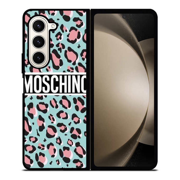 MOSCHINO LEOPARD SKIN Samsung Galaxy Z Fold 5 Case Cover