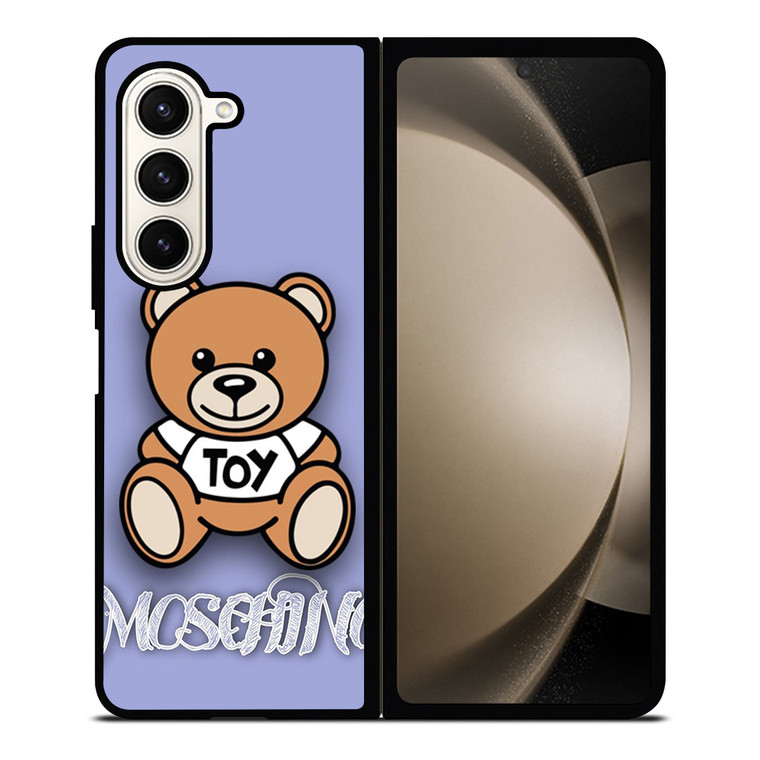 MOSCHINO TOY PURPLE Samsung Galaxy Z Fold 5 Case Cover