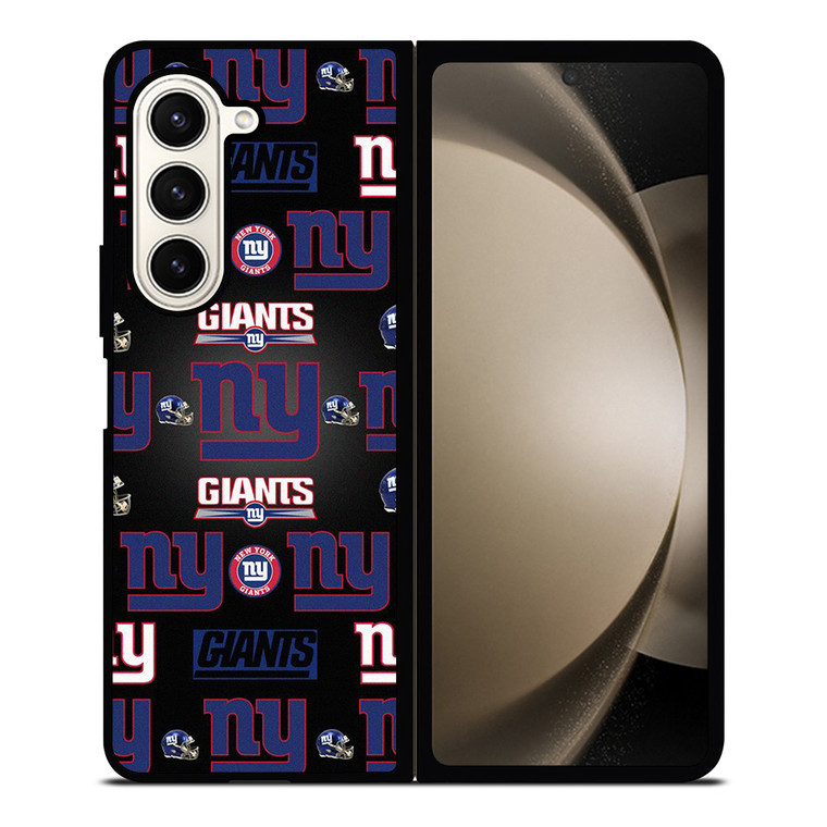 NEW YORK GIANTS NFL PATTERN Samsung Galaxy Z Fold 5 Case Cover