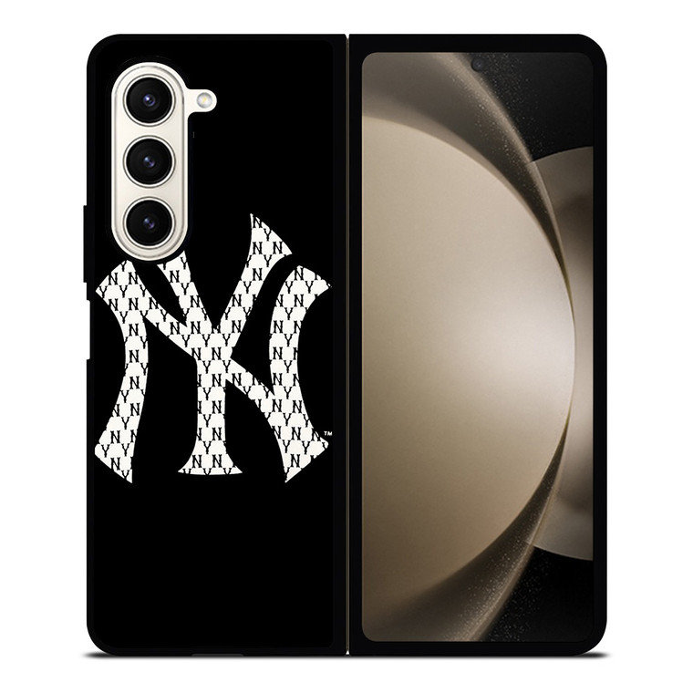 NEW YORK YANKEES NY LOGO PATTERN Samsung Galaxy Z Fold 5 Case Cover