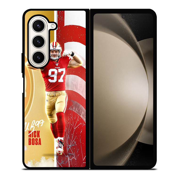 NICK BOSA SAN FRANCISCO 49ERS FOOTBALL Samsung Galaxy Z Fold 5 Case Cover