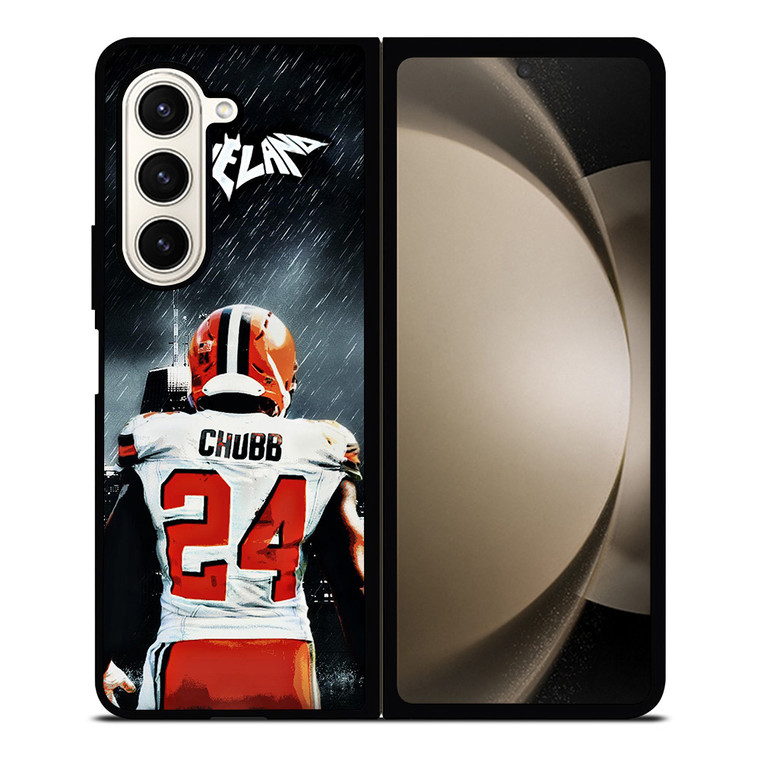 NICK CHUBB CLEVELAND BROWNS Samsung Galaxy Z Fold 5 Case Cover