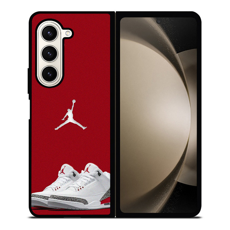 NIKE AIR JORDAN 3 RETRO Samsung Galaxy Z Fold 5 Case Cover