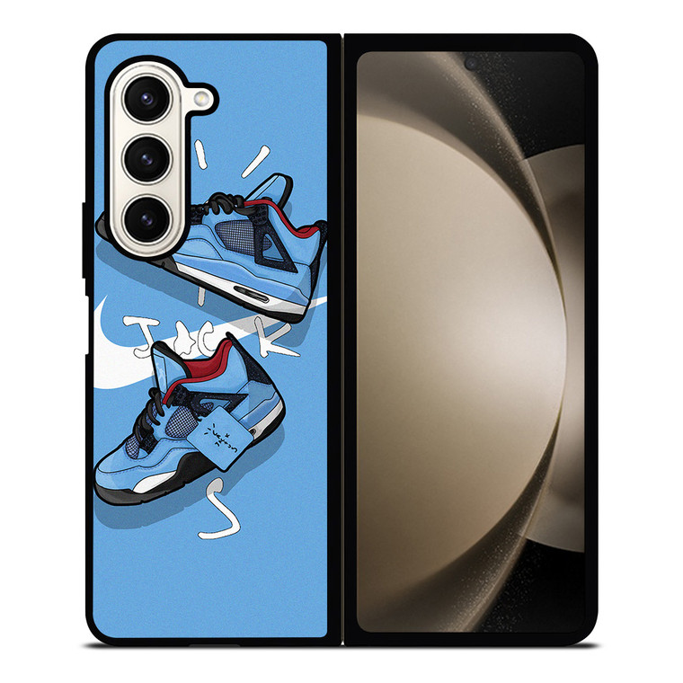 NIKE AIR JORDAN TRAVIS SCOTT CACTUS JACK Samsung Galaxy Z Fold 5 Case Cover