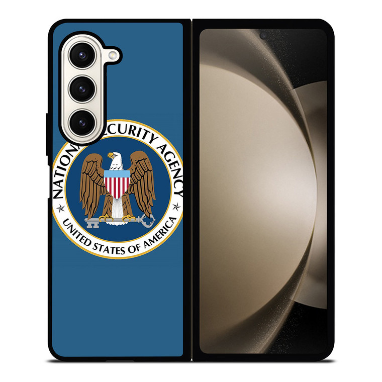 NSA NATIONAL SECURITY AGENCY BADGE Samsung Galaxy Z Fold 5 Case Cover