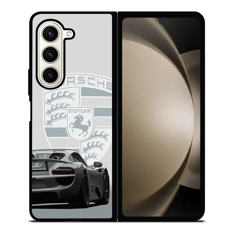 PORSCHE 918 SPIDER SUPER CAR Samsung Galaxy Z Fold 5 Case Cover