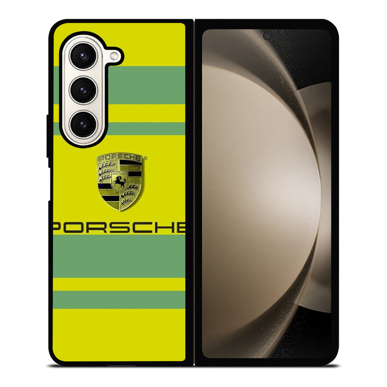 PORSCHE GREEN EMBLEM Samsung Galaxy Z Fold 5 Case Cover