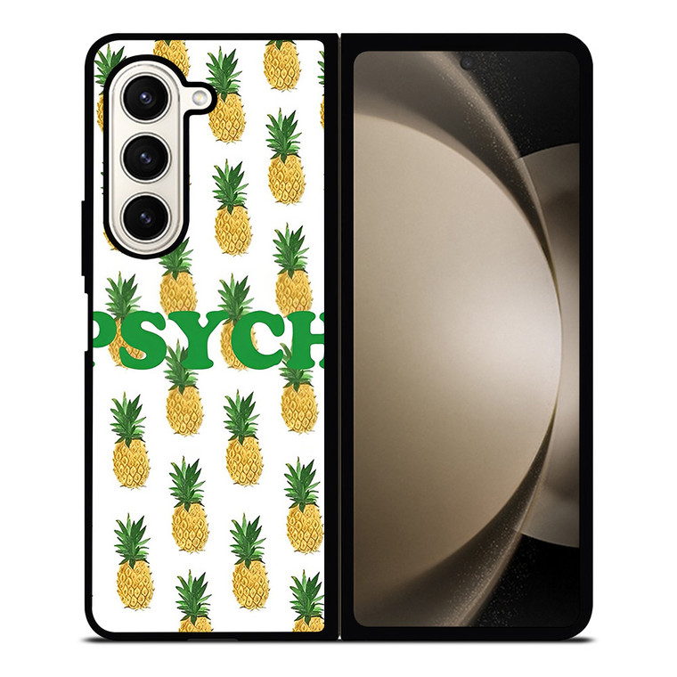 PSYCH PINEAPPLE PATTERN Samsung Galaxy Z Fold 5 Case Cover