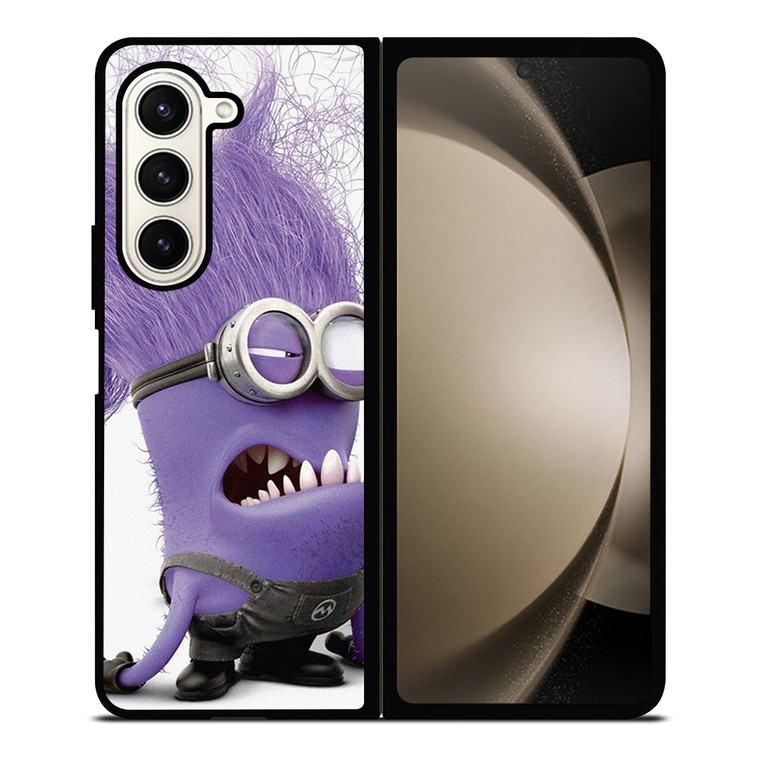 PURPLE MINION CARTOON Samsung Galaxy Z Fold 5 Case Cover