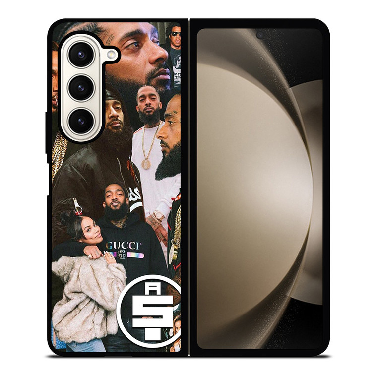 RAPPER NIPSEY HUSSLE COLLAGE Samsung Galaxy Z Fold 5 Case Cover