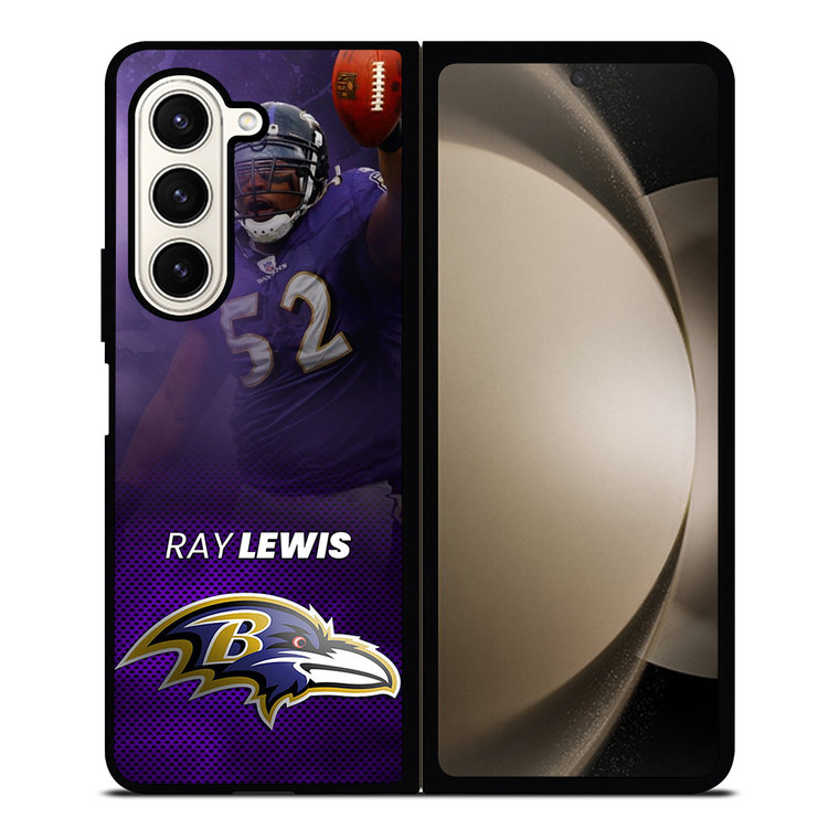 RAY LEWIS BALTIMORE RAVENS NFL Samsung Galaxy Z Fold 5 Case Cover