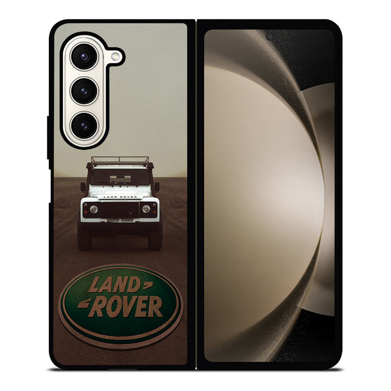 RETRO LAND ROVER DEFENDER LOGO Samsung Galaxy Z Fold 5 Case Cover