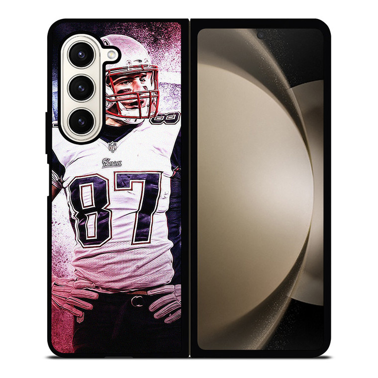 ROB GRONKOWSKI NEW ENGLAND PATRIOT NFL Samsung Galaxy Z Fold 5 Case Cover