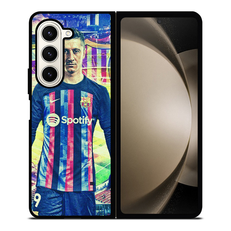 ROBERT LEWANDOWSKI FC BARCELONA Samsung Galaxy Z Fold 5 Case Cover