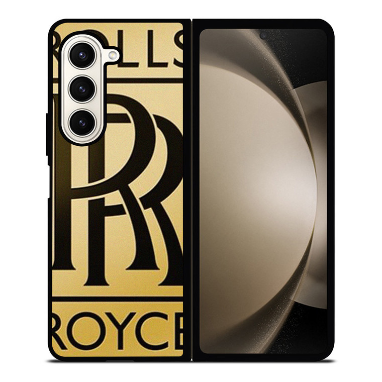 ROLLS ROYCE GOLD LOGO Samsung Galaxy Z Fold 5 Case Cover
