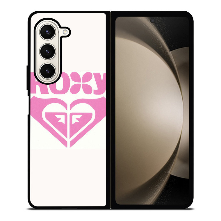 ROXY WHITE LOGO Samsung Galaxy Z Fold 5 Case Cover