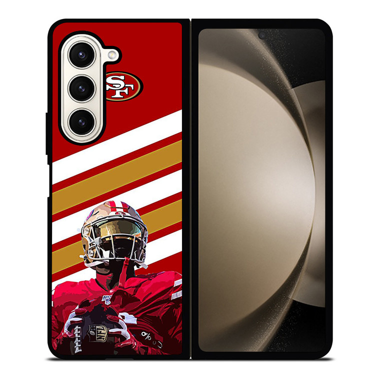 SAN FRANCISCO 49ERS STRIPE LOGO Samsung Galaxy Z Fold 5 Case Cover