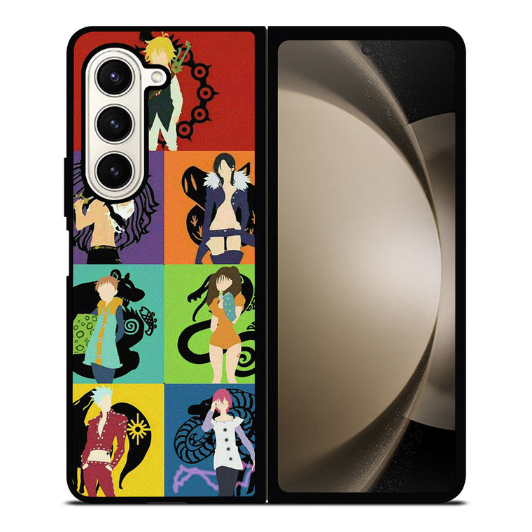 SEVEN DEADLY SINS ANIME COLLAGE Samsung Galaxy Z Fold 5 Case Cover
